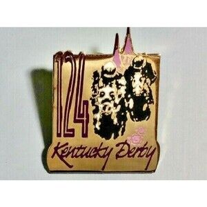 124th  Kentucky Derby,Louisville,KY  Horse Racing Pin